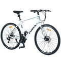 21 Speed Hybrid Bike Disc Brake 700C City Bicycle M4730