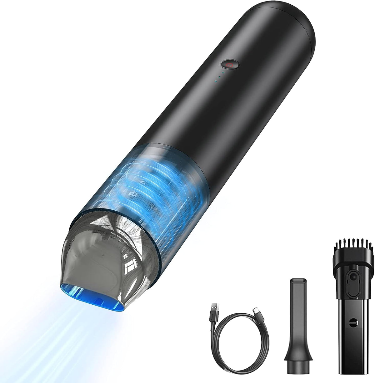 Car Vacuum Cleaner, Handheld Cordless 135W Portable with LED Light P51799