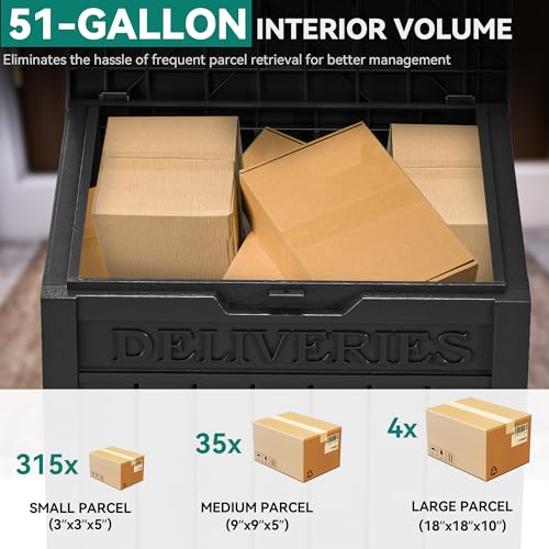 Brown Double-Wall Resin Outdoor Storage Box Q78945