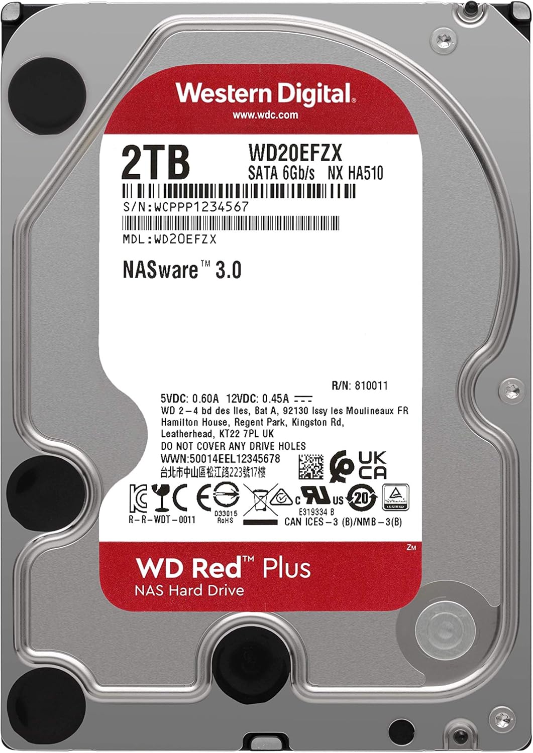 12TB NAS Internal Hard Drive HDD X973210
