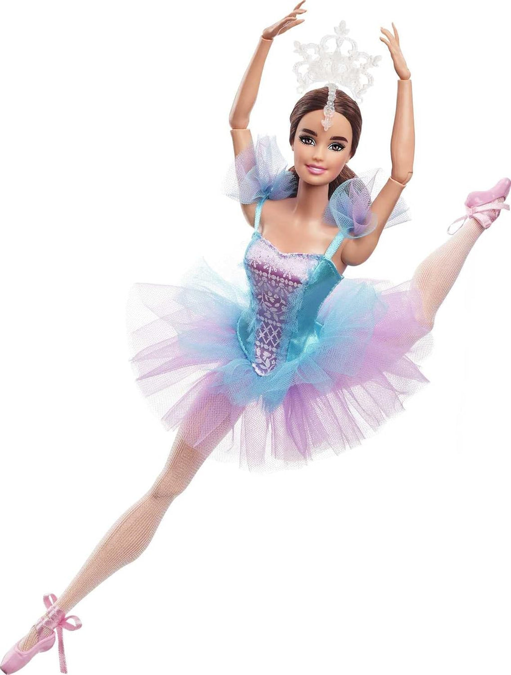 Barbie Doll with Ballerina Costume, Tutu, Tiara and Pointe Shoes O7643