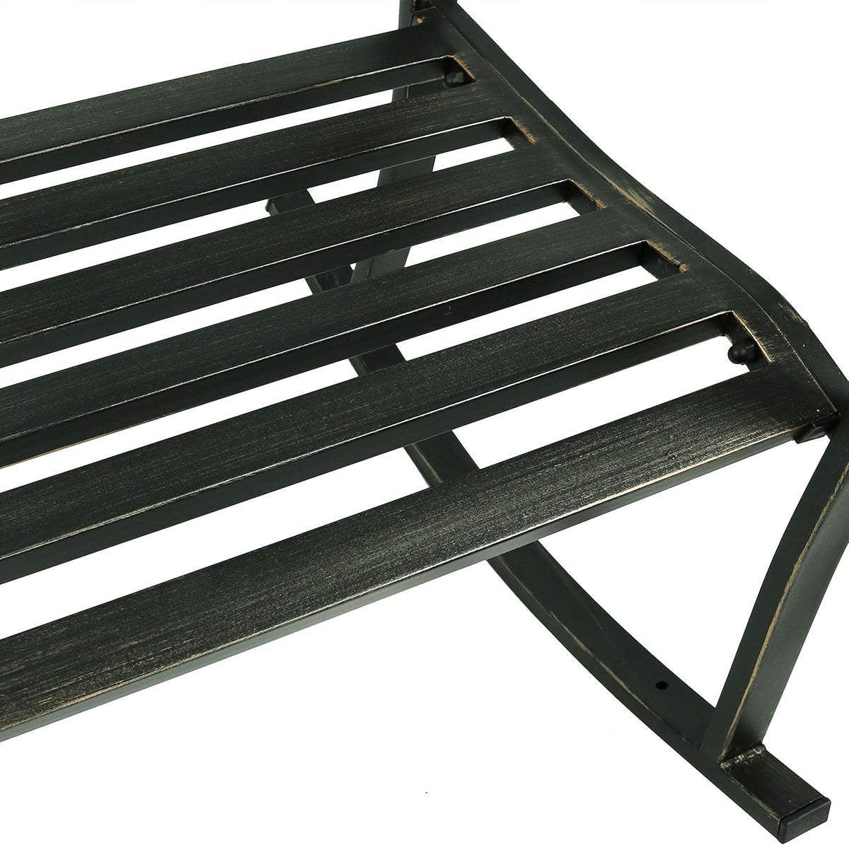 Cast Iron and Steel Outdoor Rocking Chair O590341