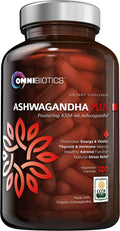 1300 mg KSM-66 Ashwagandha Supplement, 120 Vegan Capsules I831