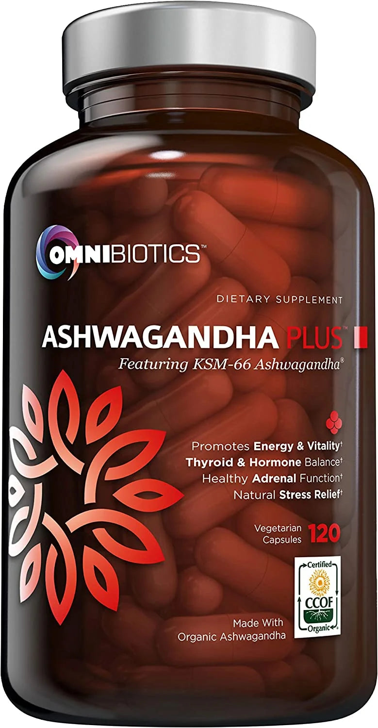 1300 mg KSM-66 Ashwagandha Supplement, 120 Vegan Capsules I831