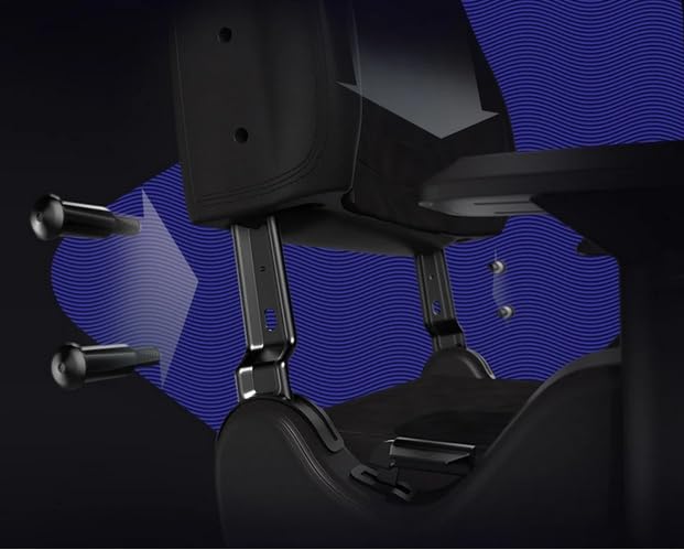 Black/White Ergonomic Gaming Chair Q358631