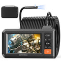 Dual Lens Endoscope with 50FT Semi-Rigid Cable, 1080P Borescope Inspection Camera, 7.9mm, IP67 Waterproof, 7 LED Lights Z5205