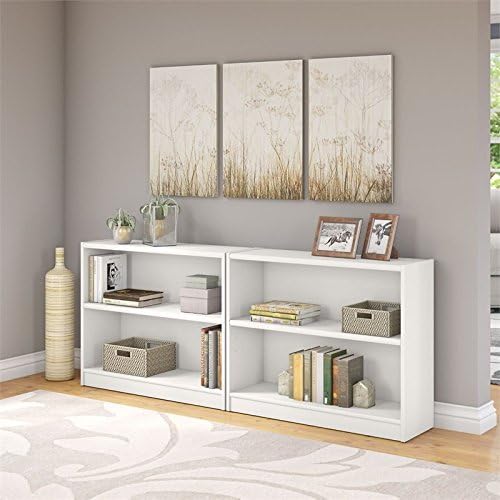 2 Shelf Bookcase Set of 2 W7209