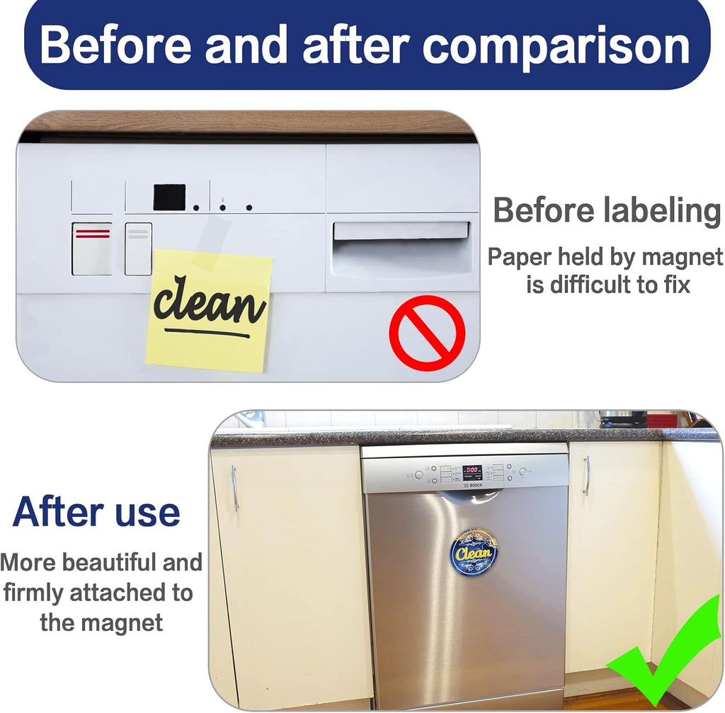 Dishwasher Magnet Clean Dirty Sign T171020