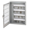 Locking Key Cabinet 100-Key Steel Gray T841889
