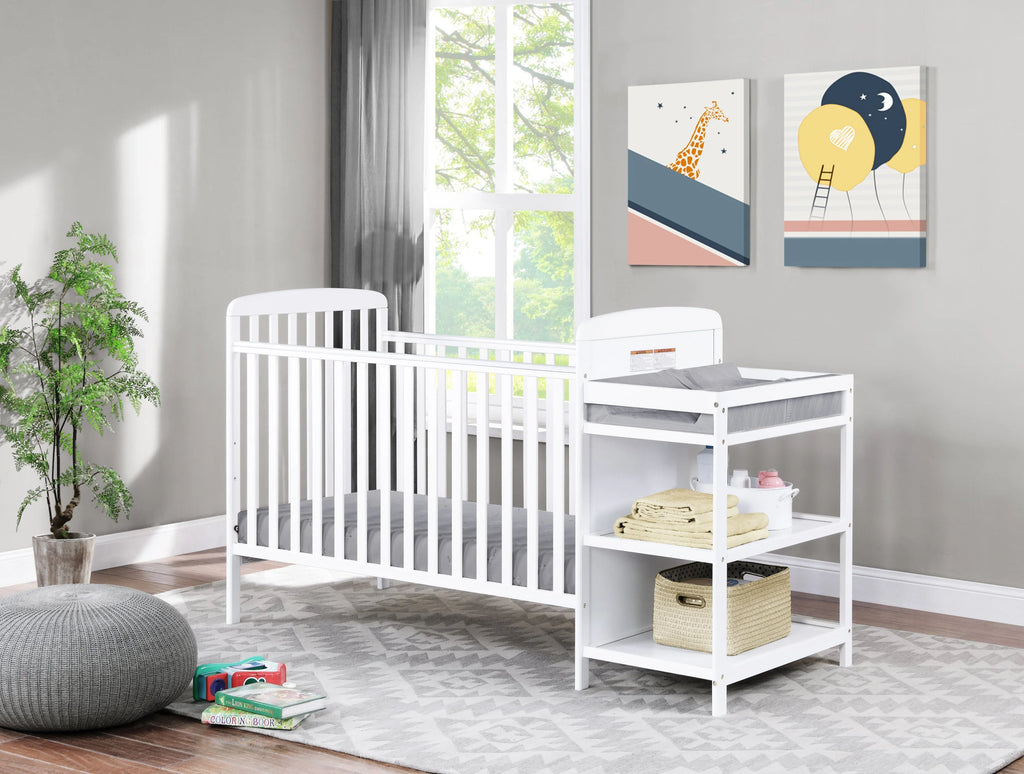 3-in-1 Convertible Crib and Changer Combo U340061