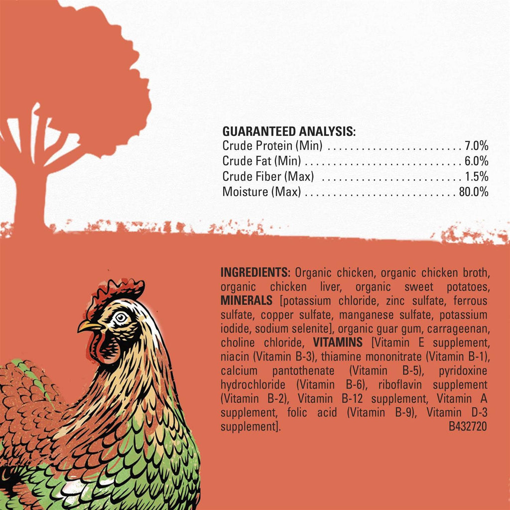 Organic Chicken Recipe Wet Dog Food X796726