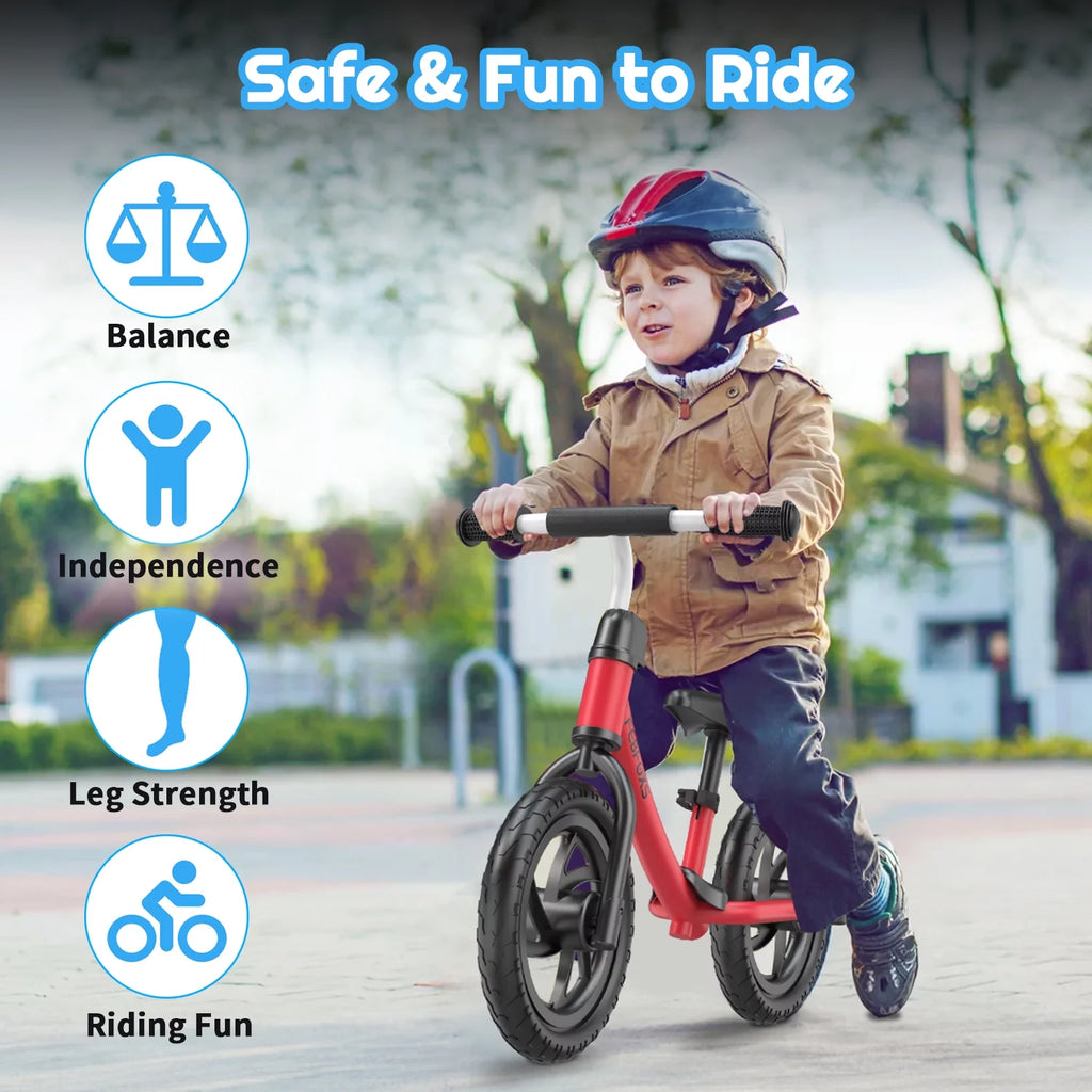 Toddler Balance Bike with Adjustable Seat F419