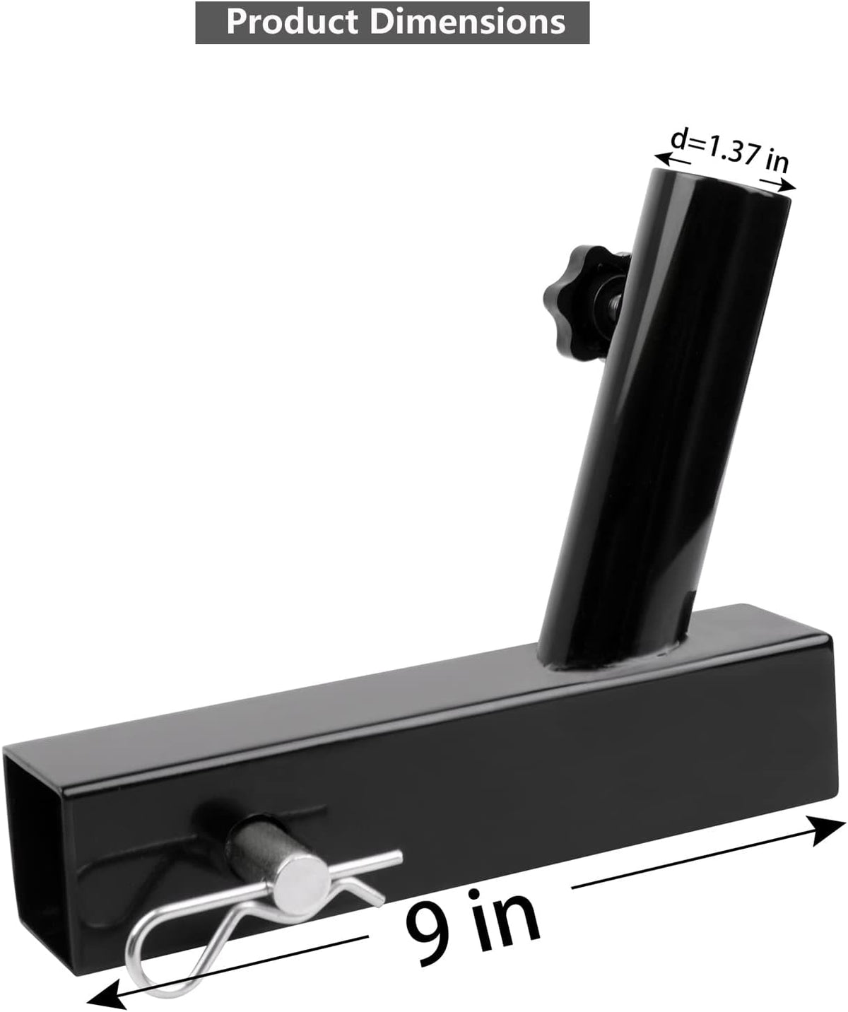 Dual Flag Pole Holder for SUV, RV, Pickup, Truck, Camper, Trailer E595
