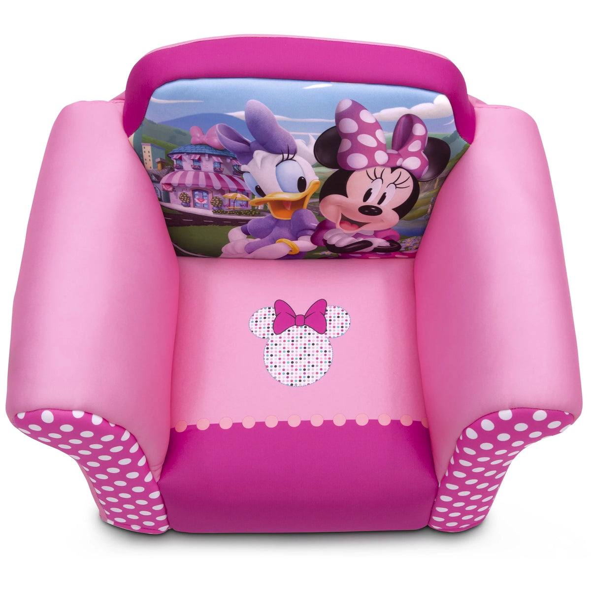 Kids Upholstered Chair with Sculpted Plastic Frame K82398