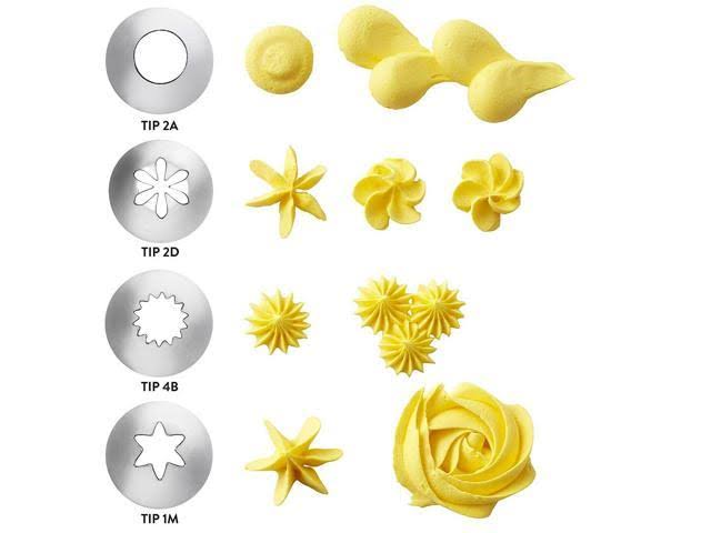 12-Piece Cupcake Decorating Icing Tips Set V763930