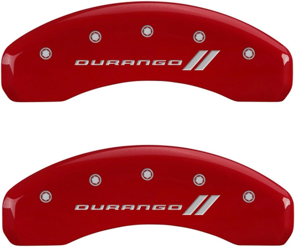 Red Powder Coat Engraved Caliper Cover, Set of 4 Y898