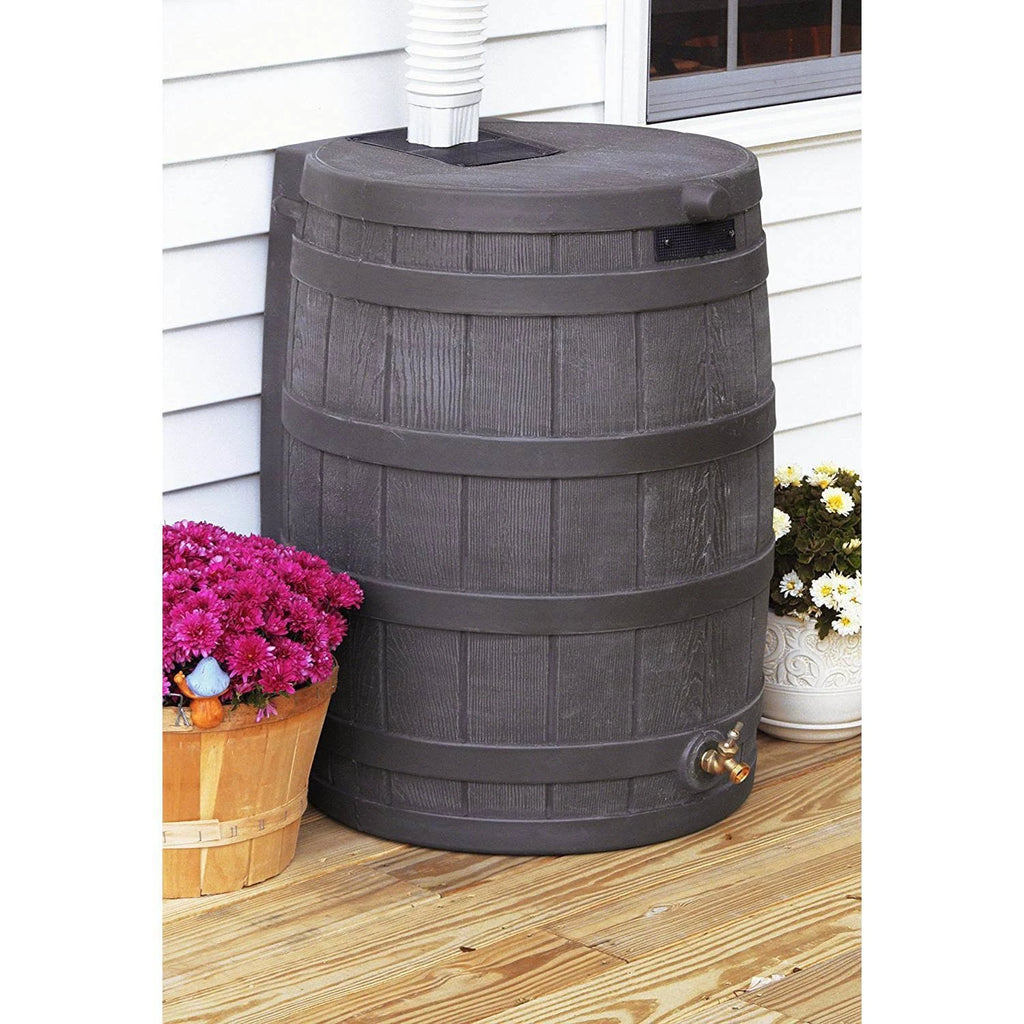 50 Gallon Plastic Rain Barrel with Brass Spigot (5 Pack) L734694