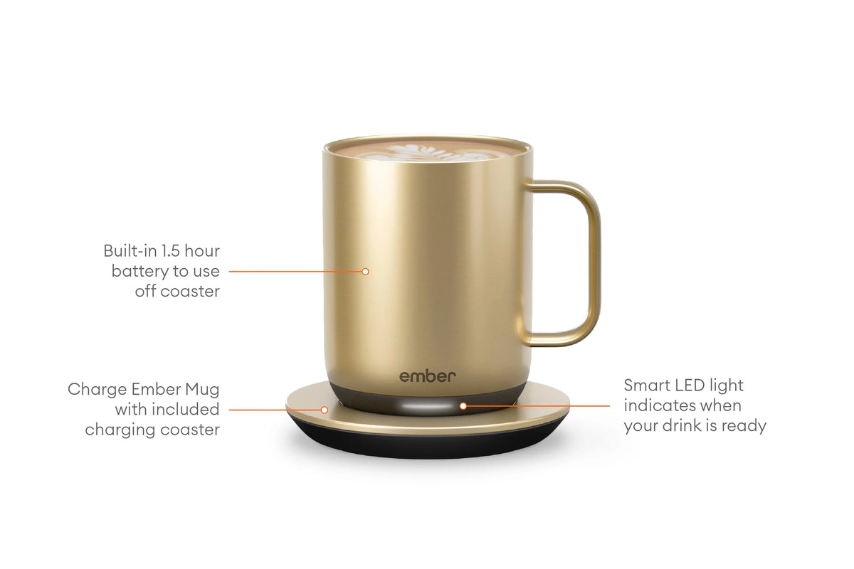 10 oz Copper Temperature Control Smart Mug R5411