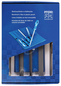 10" File Set 5 Machinist Files in Pouch X105