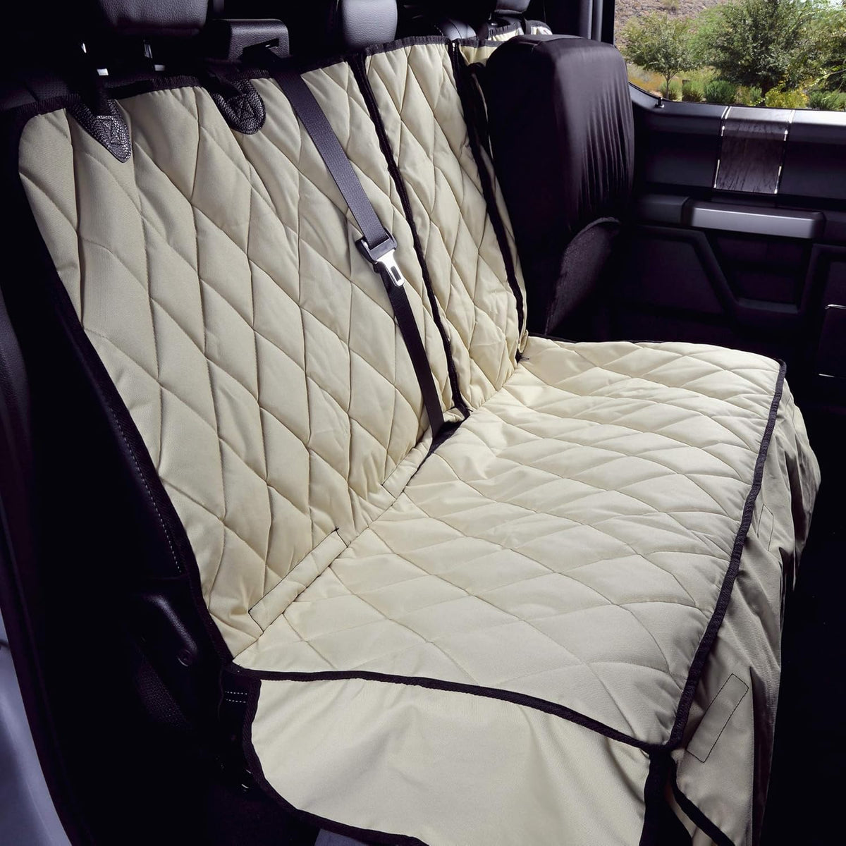 Camo Heavy Duty Waterproof Rear Bench Seat Cover with Hammock E6854