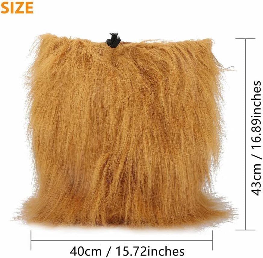 Adjustable Lion Mane Wig for Dogs F926