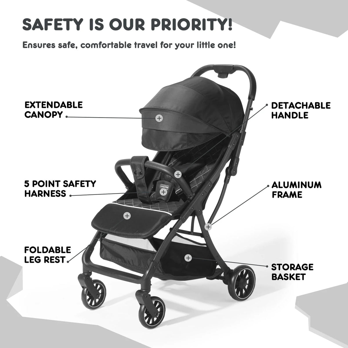 Compact Lightweight Umbrella Stroller T828