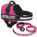 Emotional Support Dog Vest Harness with Reflective Straps and Matching Leash Set T801