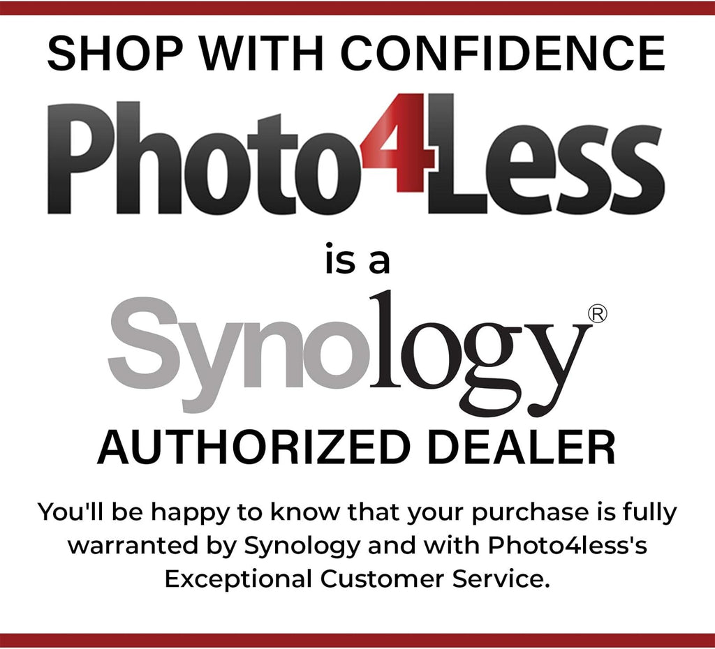 2 Bay NAS DiskStation DS218 Diskless with 2 WD Red Pro 4TB Hard Drives 7200 Class T597