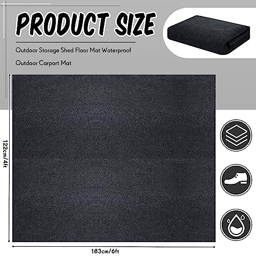 Waterproof Non Slip Outdoor Storage Shed Floor Mat W86803
