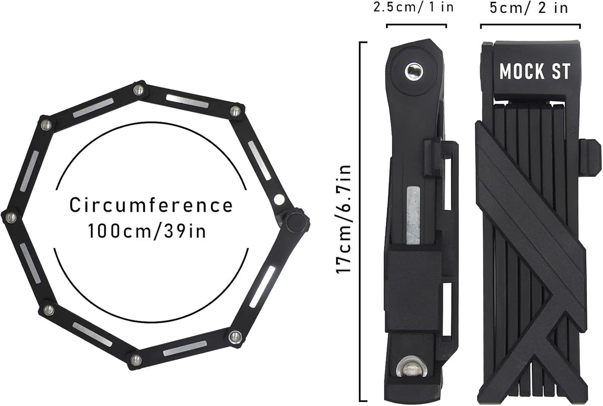Bike Chain Folding Lock Pack of 2 D2620