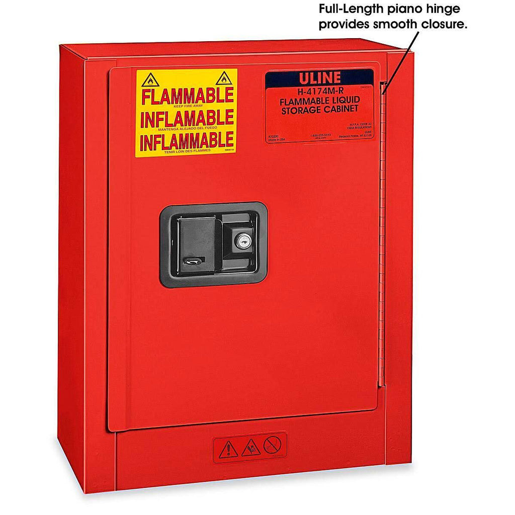 Red Manual Doors Flammable Storage Cabinet Y852166