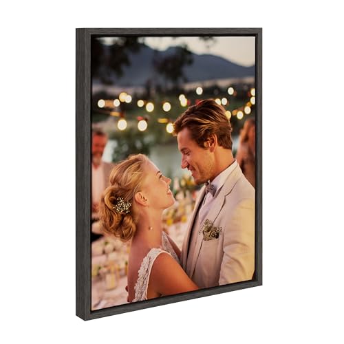 Custom Printed Framed Canvas Wall Art 16x20 Natural C666