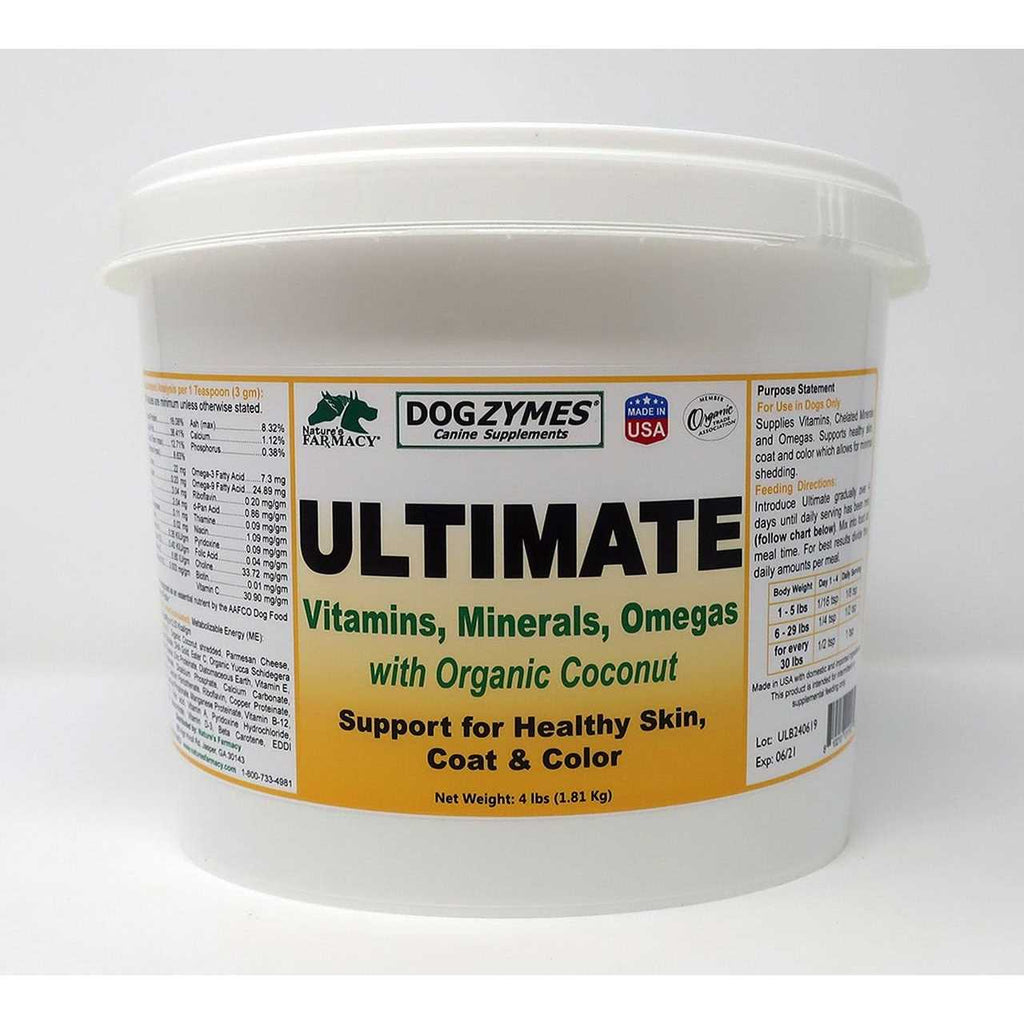 Dogzymes Ultimate for Best Skin/Coat with Organic Coconut - Pet Supplies online store Z7391