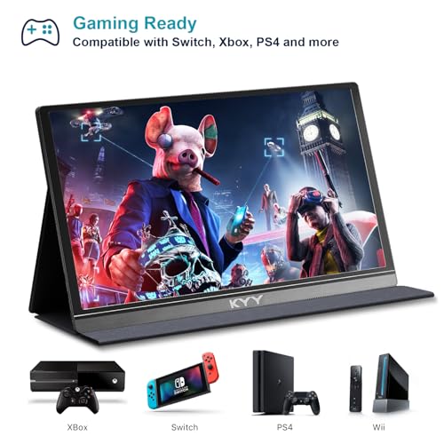15.6inch 1080P FHD USB-C HDMI HDR IPS Portable Gaming Monitor T493333