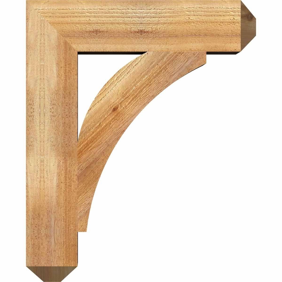 6x22W x 34x22D x 42x22H Thorton Craftsman Rough Sawn BRACKET, Western Red Cedar B362897