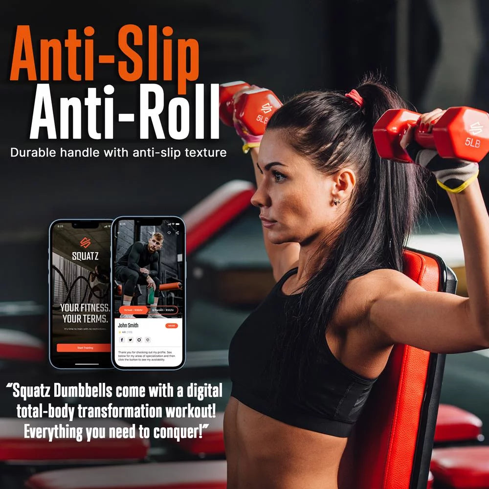 20 lbs. Neoprene Coated Dumbbell Set with Stand E598783