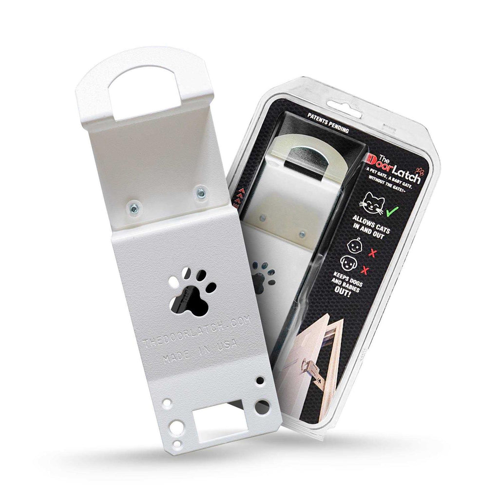 White Powder Coat Steel Small Dog/Cat Door V8524
