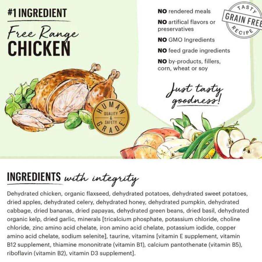Dehydrated Grain Free Chicken Dog Food X826919