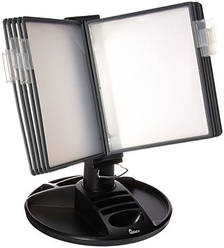Display panel system, desktop, 10 compartments, for Letter, chrome S31142