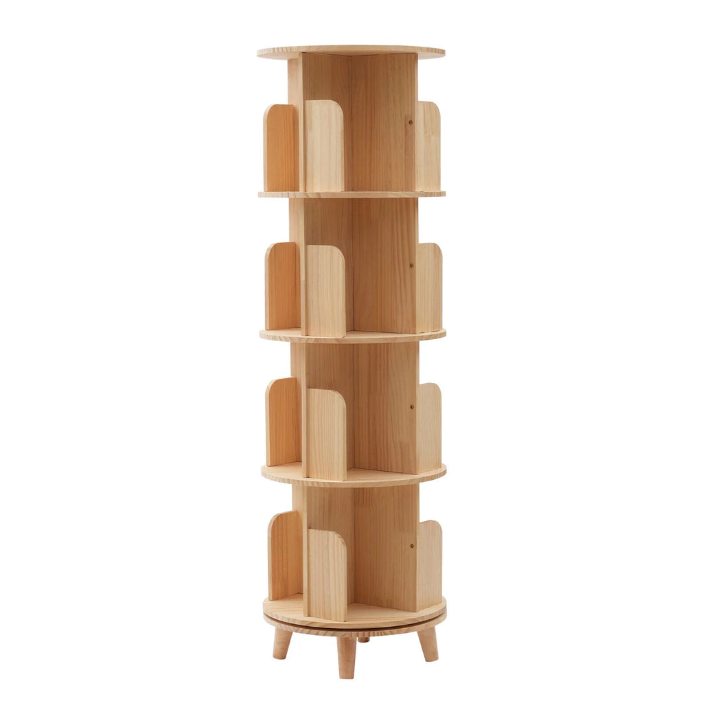 4-Tiers Rotating Bookshelf Y4429