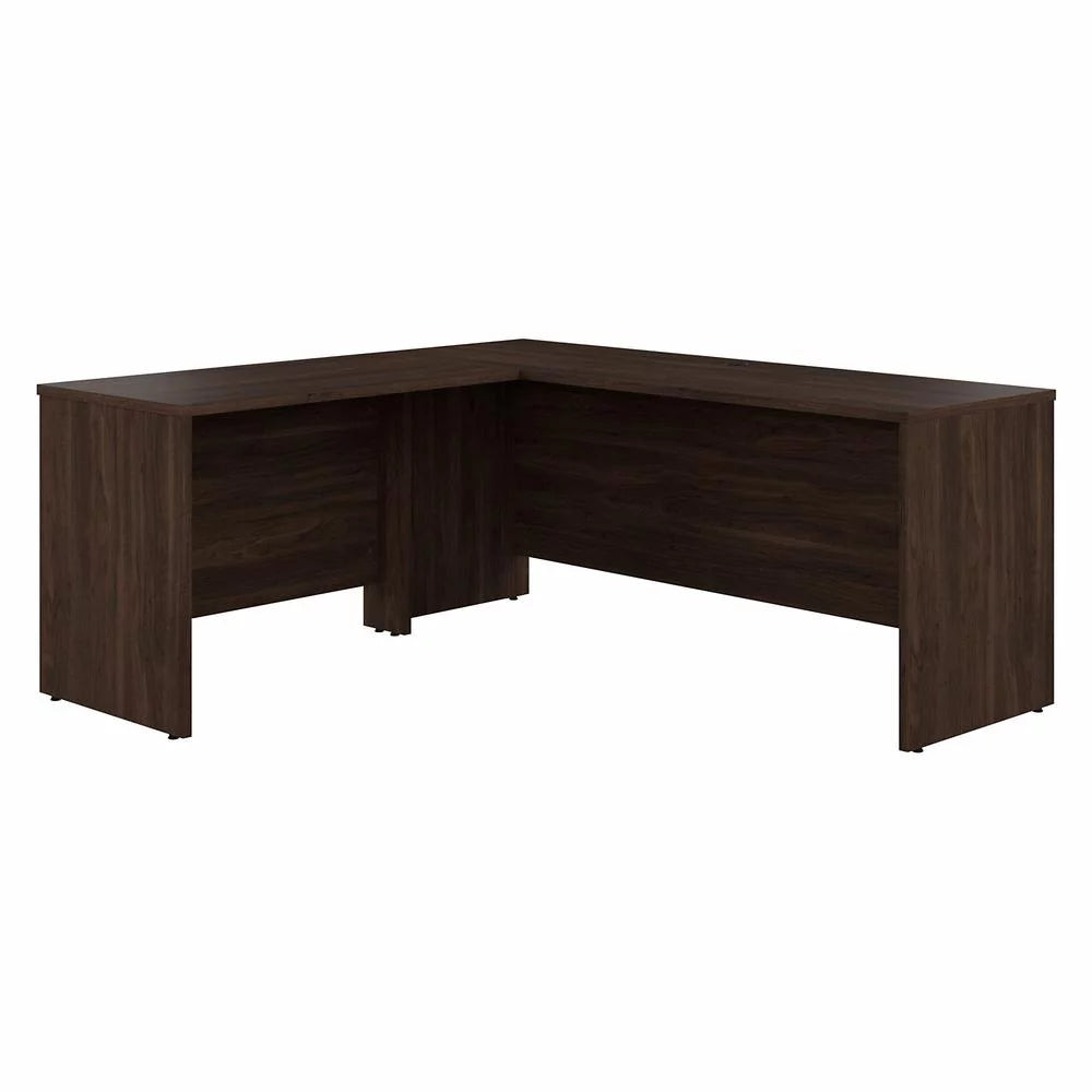 Black Walnut L Shaped Desk X803726