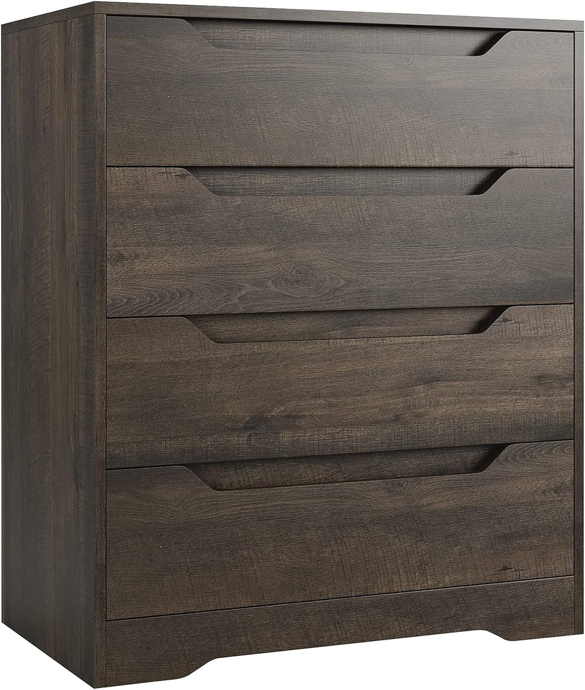 White 4 Drawer Wood Dresser B640866