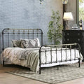 Full Black Panel Bed H431280