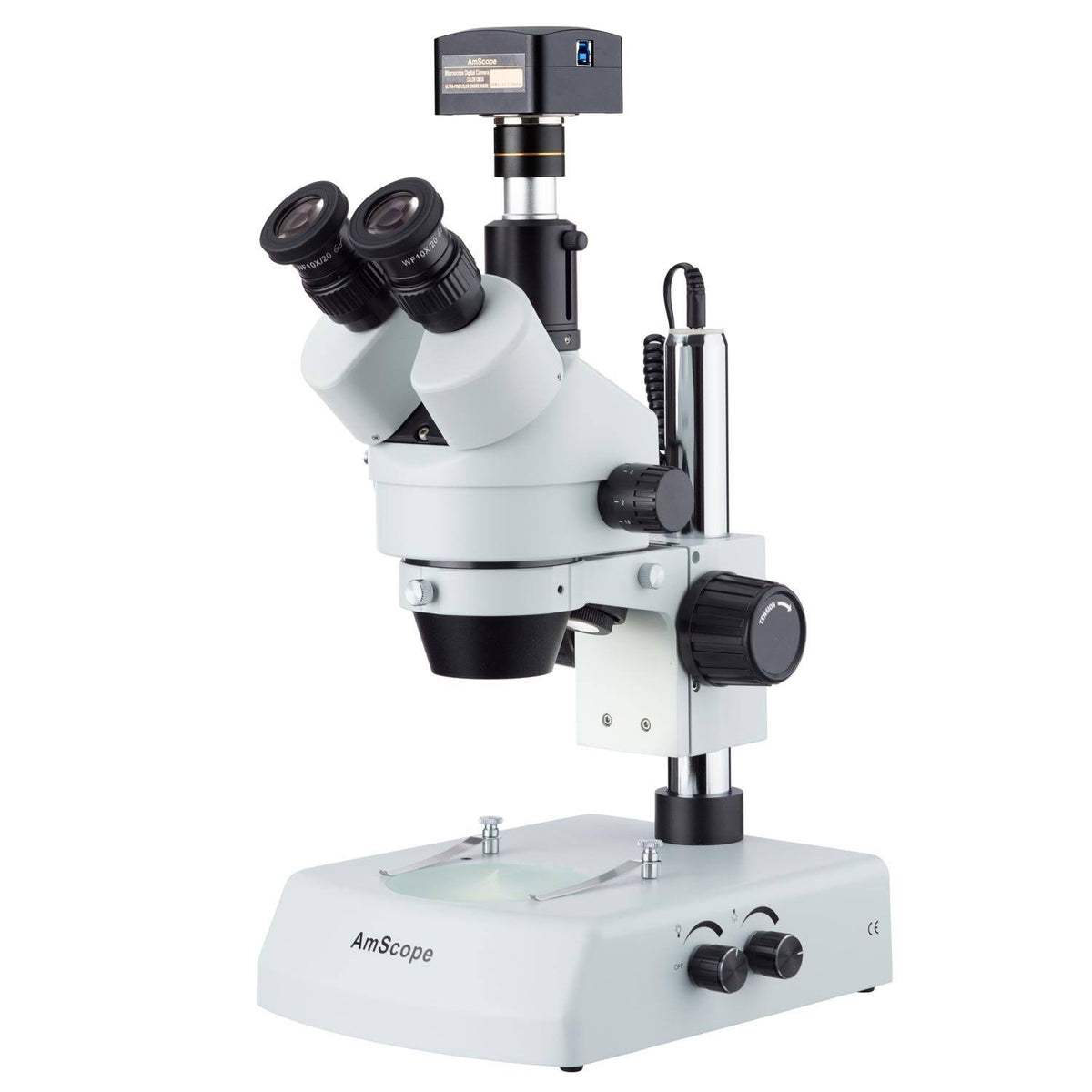 7X-90X LED Trinocular Zoom Stereo Microscope with 3MP USB3 Camera X332644