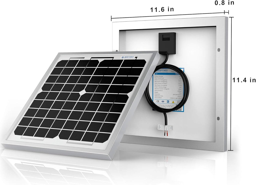 12V 30W 5A Mono Solar Panel with Charge Controller C53379
