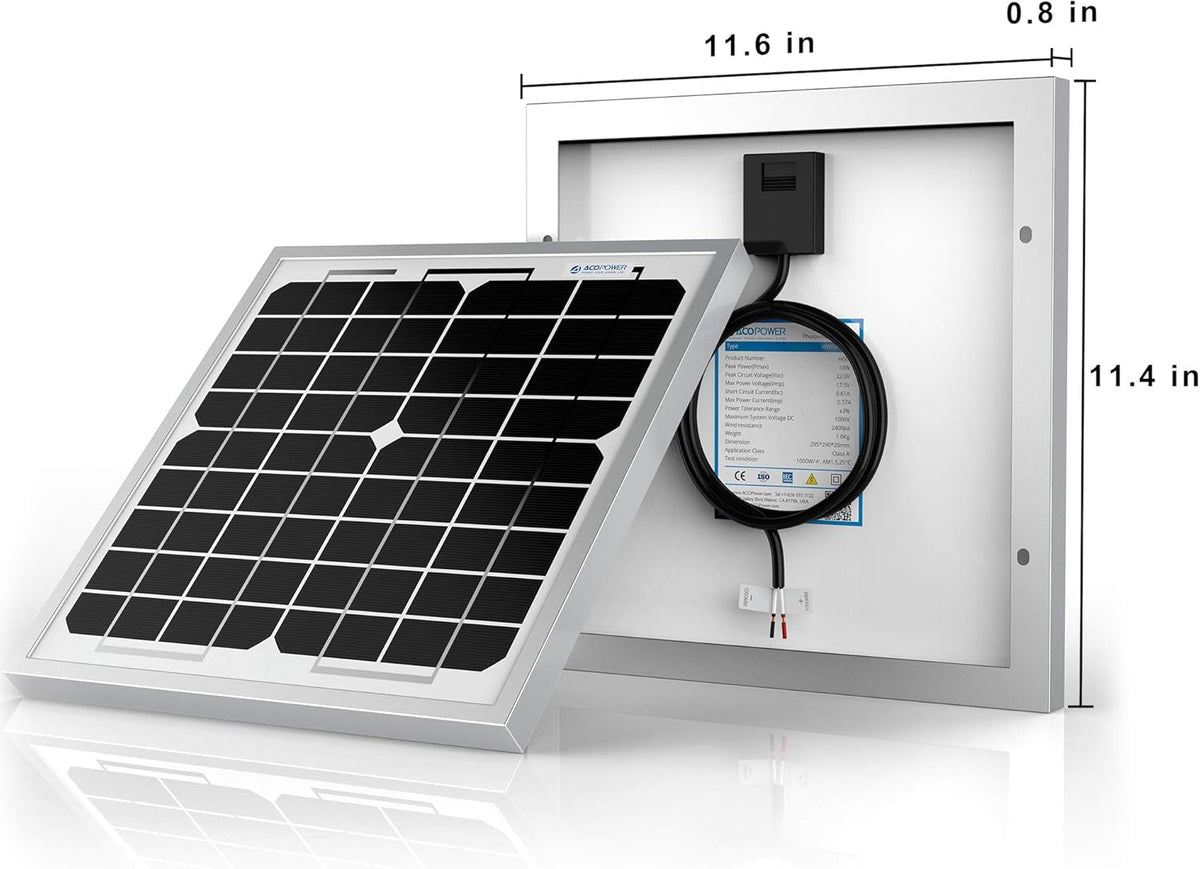 12V 30W 5A Mono Solar Panel with Charge Controller C53379