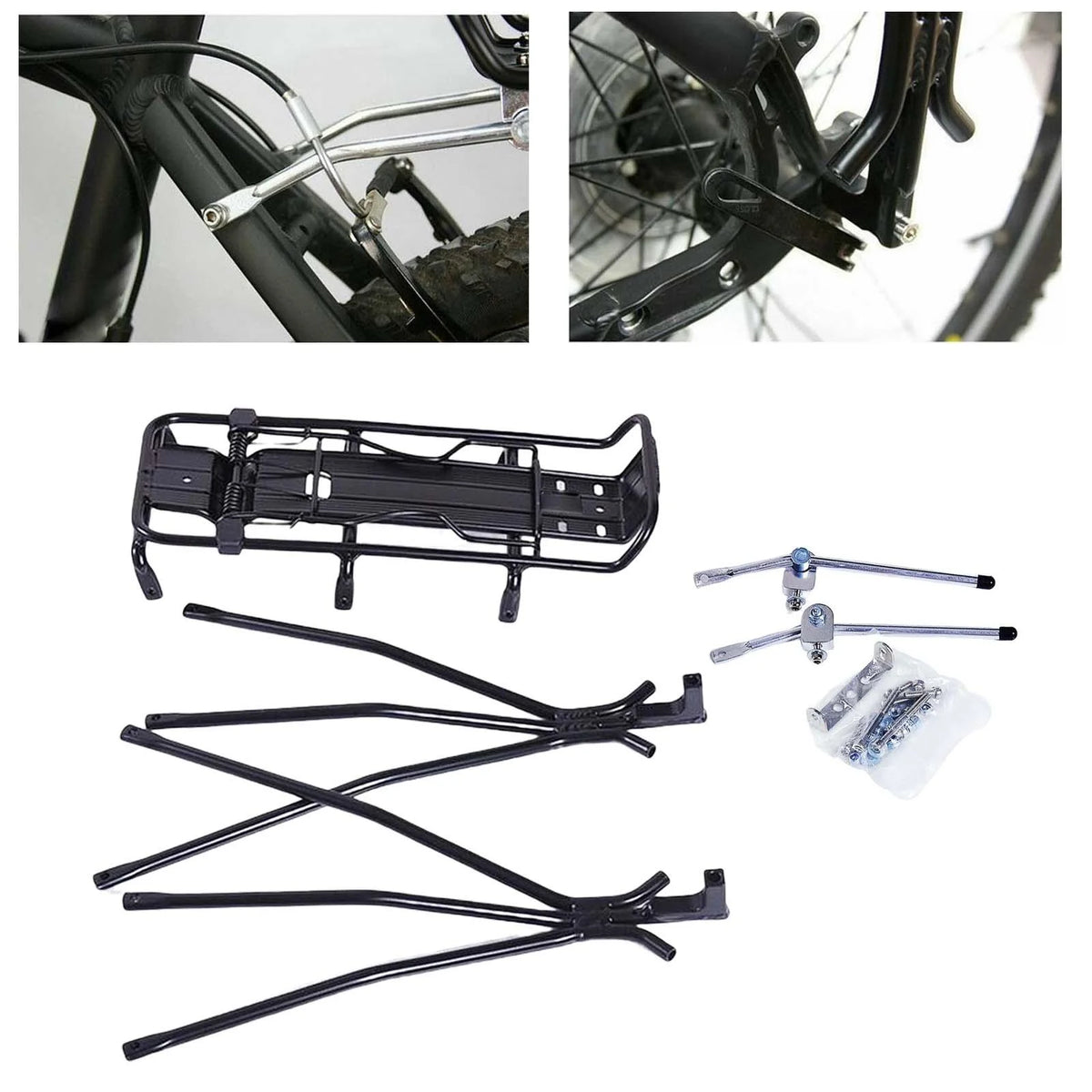 Aluminum Bike Rear Carrier Rack with Disc Brake Z87922