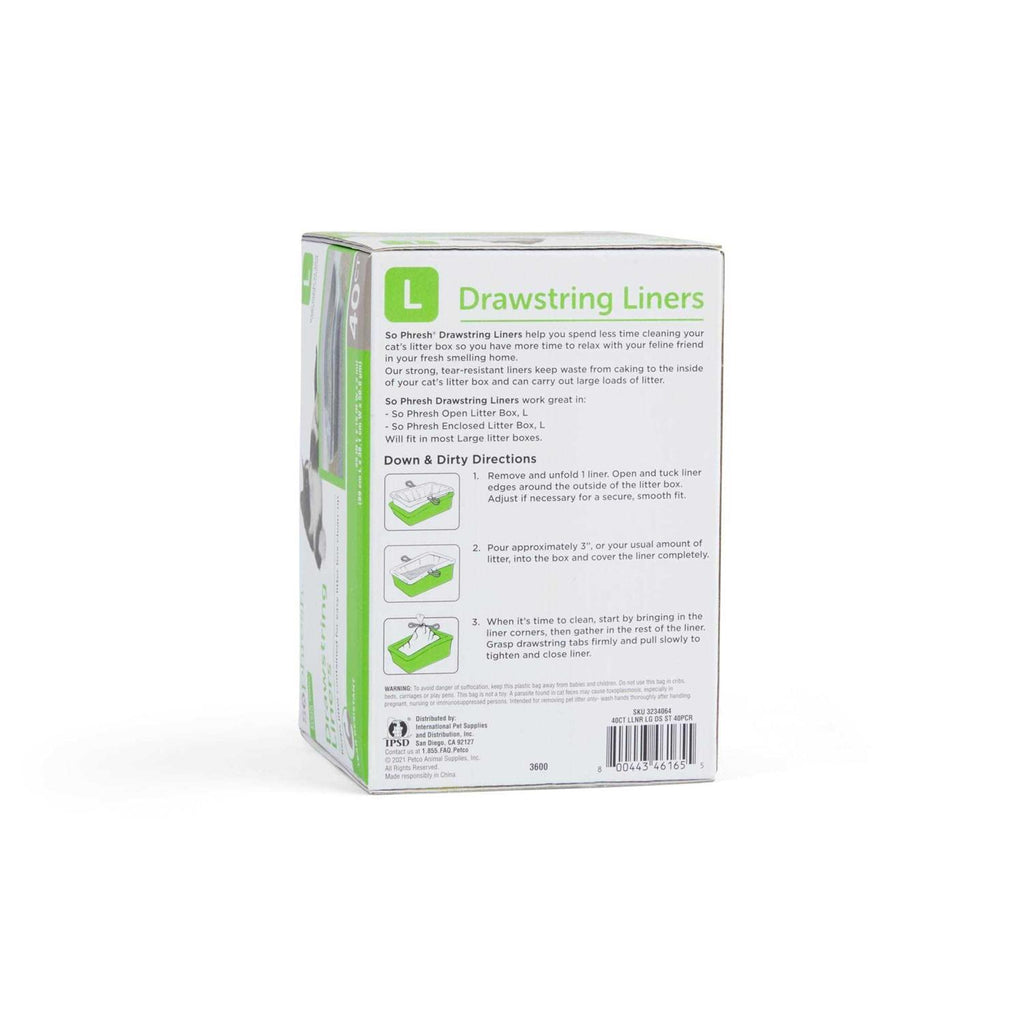 Drawstring Cat Litter Box Liners I123653