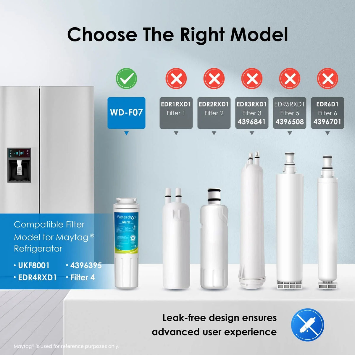 Refrigerator Water Filter (Pack of 2) P165