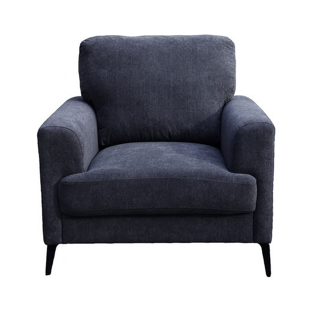 Black Chenille Sofa Loveseat Chair Set G2715